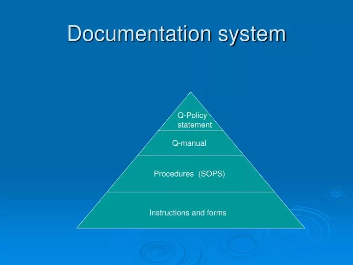 documentation system