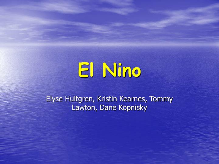 el nino