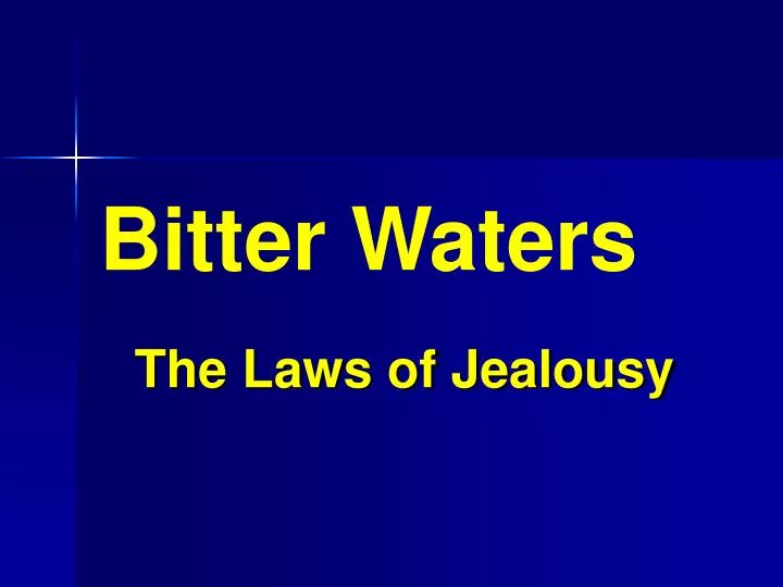 bitter waters