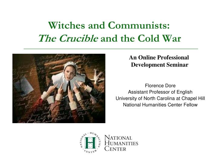 witches and communists the crucible and the cold war