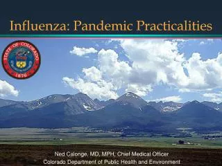 Influenza: Pandemic Practicalities