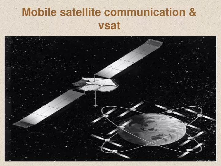 mobile satellite communication vsat
