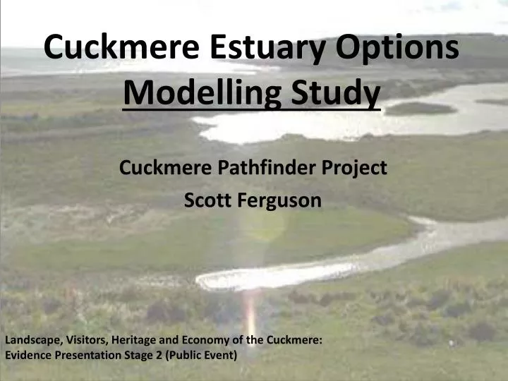 cuckmere estuary options modelling study