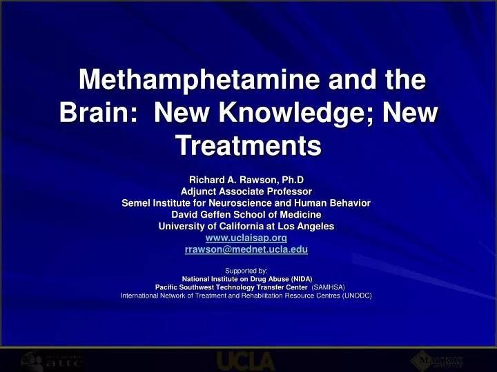 methamphetamine and the brain new knowledge new treatments