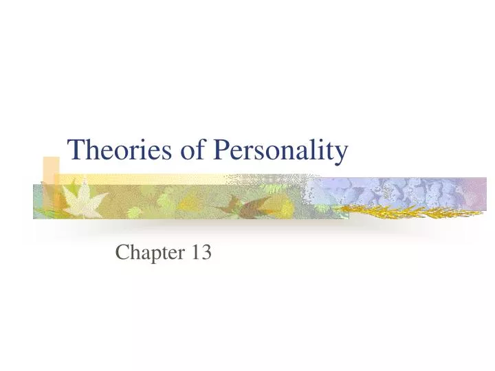 theories of personality