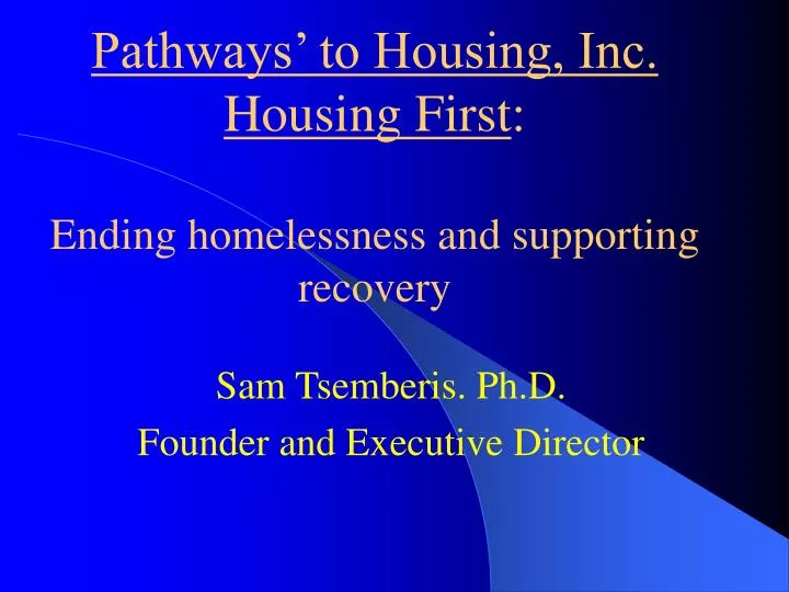 pathways to housing inc housing first ending homelessness and supporting recovery