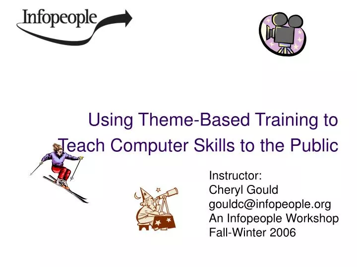 using theme based training to teach computer skills to the public