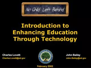 Introduction to Enhancing Education Through Technology