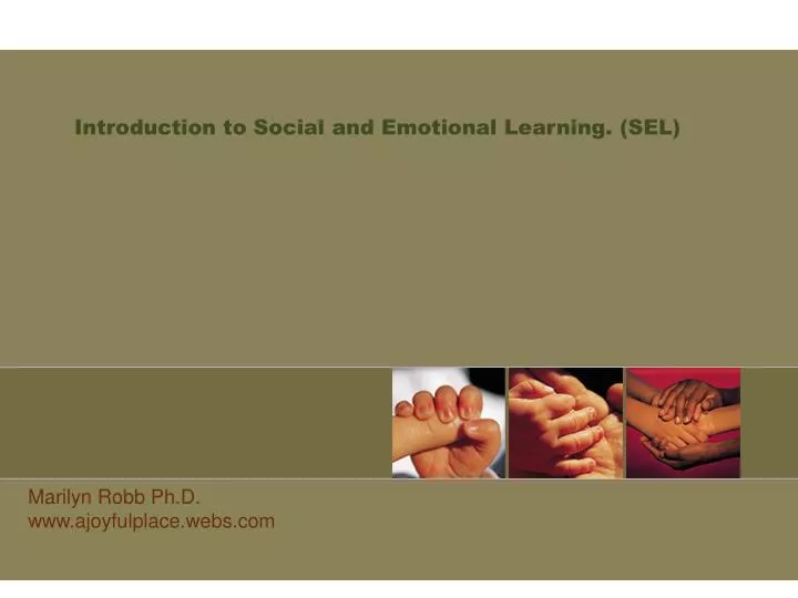 introduction to social and emotional learning sel