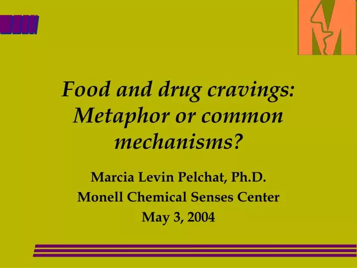 food and drug cravings metaphor or common mechanisms
