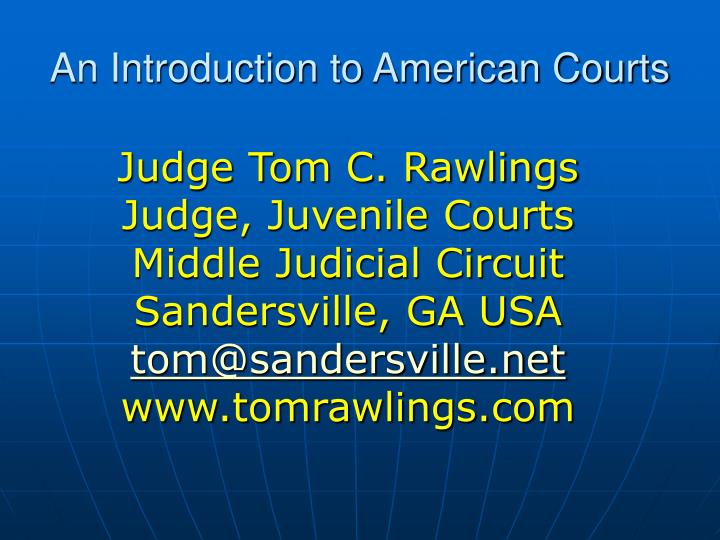 an introduction to american courts