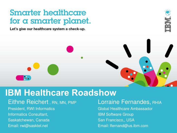 ibm healthcare roadshow