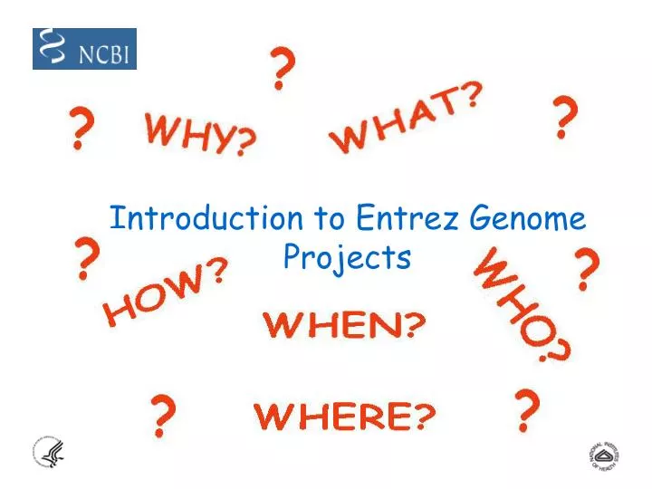 introduction to entrez genome projects