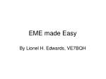 EME made Easy - slide 1
