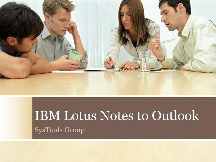 ibm lotus notes to outlook