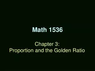 Math 1536