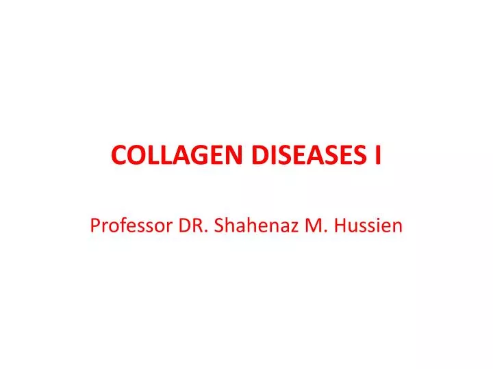 collagen diseases i