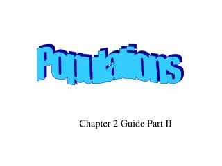 Chapter 2 Guide Part II