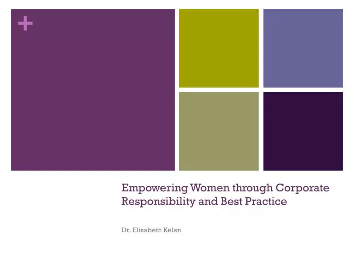 empowering women through corporate responsibility and best practice