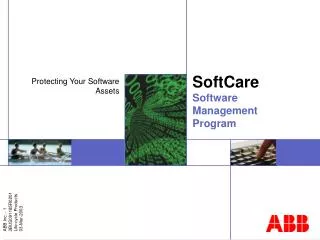 SoftCare Software Management Program