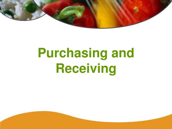 purchasing and receiving