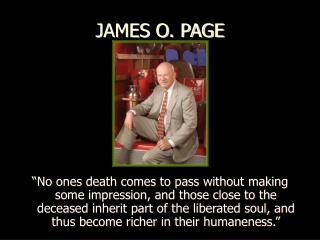 JAMES O. PAGE
