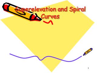 Superelevation and Spiral Curves