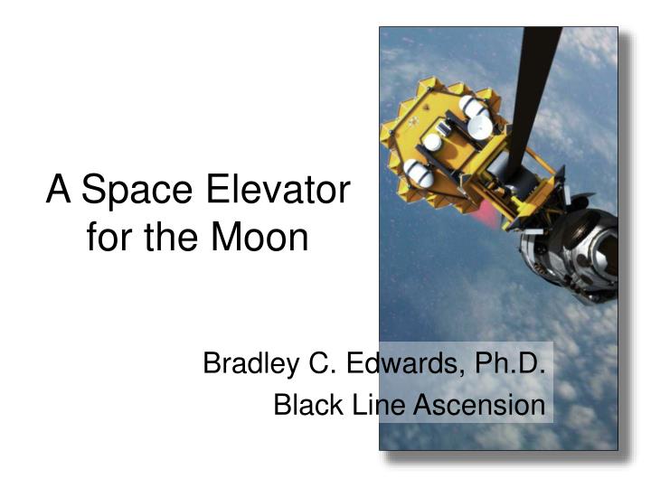 a space elevator for the moon