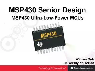 MSP430 Senior Design