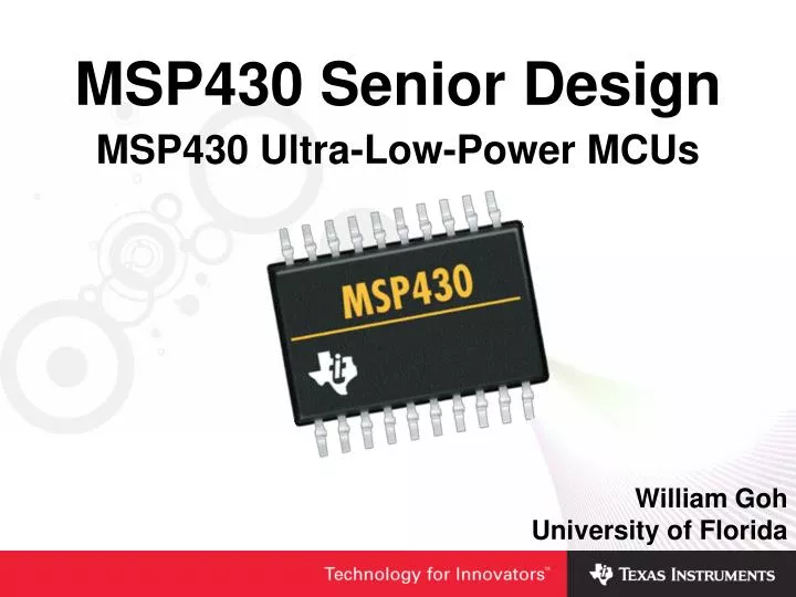 msp430 senior design