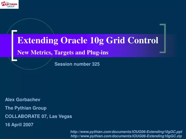 extending oracle 10g grid control new metrics targets and plug ins