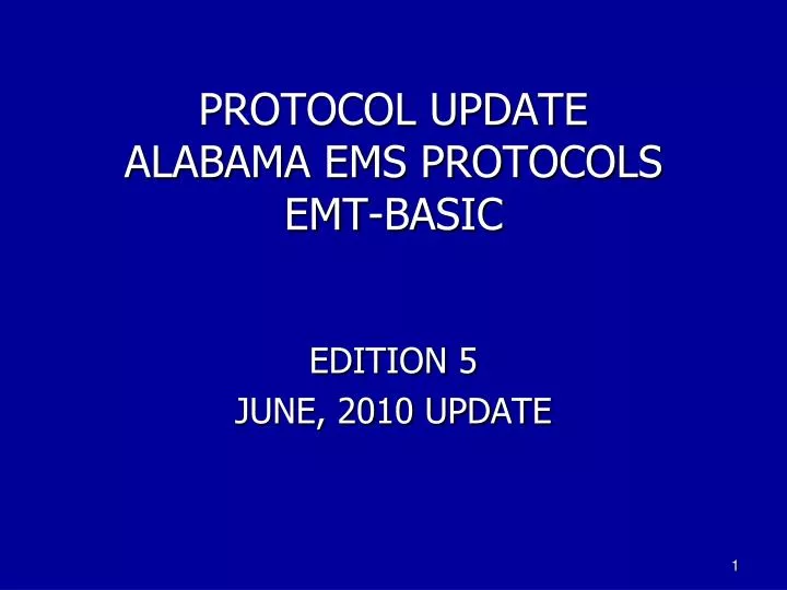protocol update alabama ems protocols emt basic