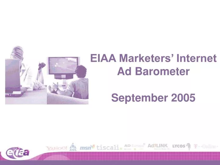 eiaa marketers internet ad barometer september 2005