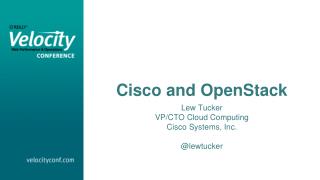 Cisco and OpenStack