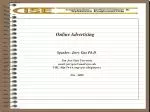 Online Advertising - slide 1