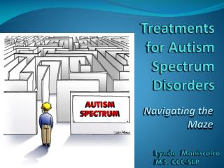 Treatments for Autism Spectrum Disorders