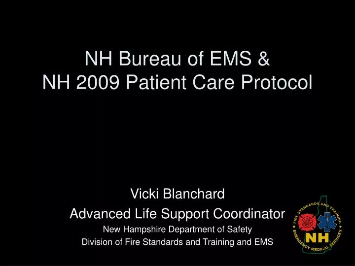 nh bureau of ems nh 2009 patient care protocol