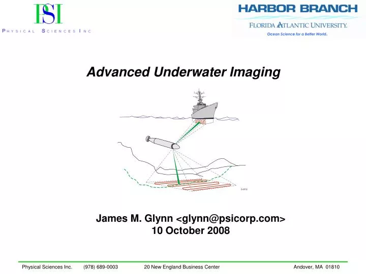 advanced underwater imaging
