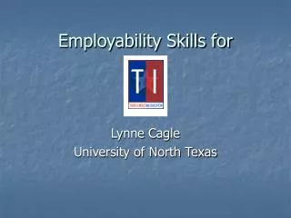 Employability Skills for