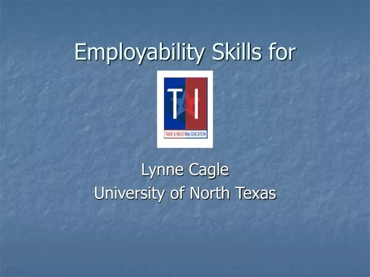 employability skills for