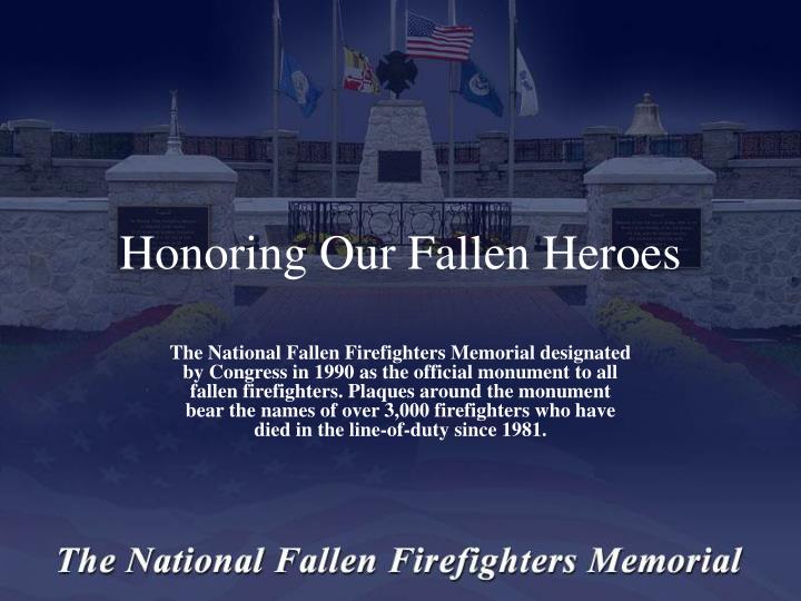 honoring our fallen heroes