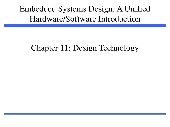 chapter 11 design technology