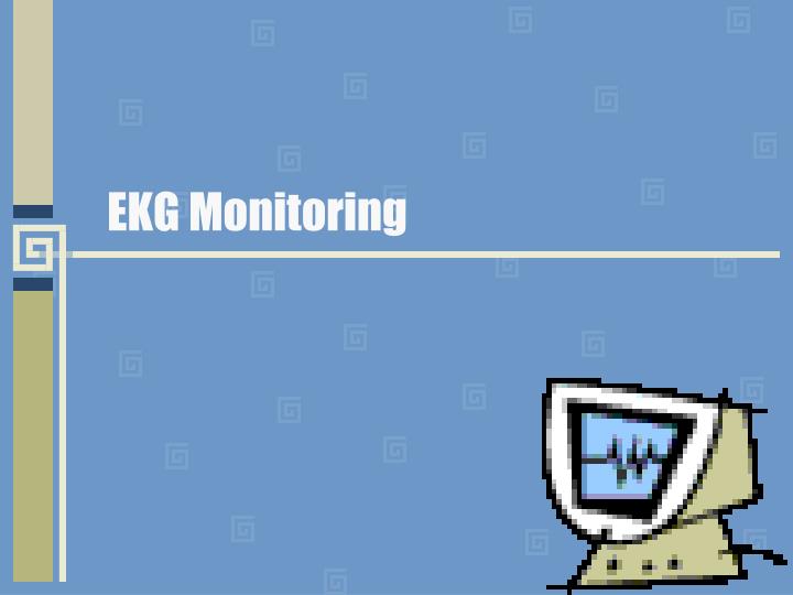 ekg monitoring