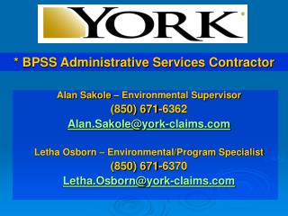 * BPSS Administrative Services Contractor