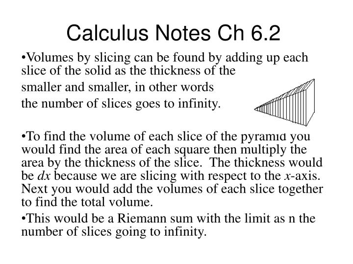 calculus notes ch 6 2
