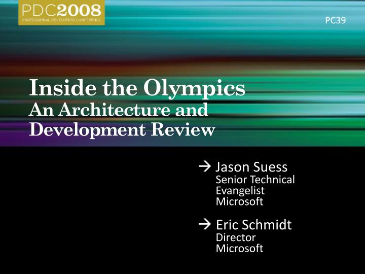 inside the olympics an architecture and development review
