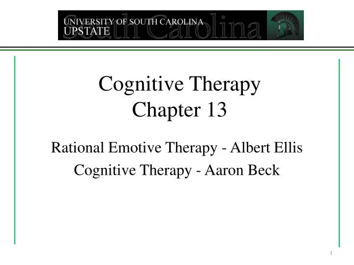 cognitive therapy chapter 13