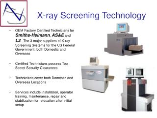 X-ray Screening Technology