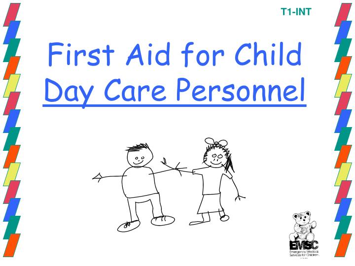 first aid for child day care personnel