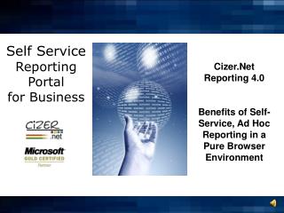 Self Service Reporting Portal for Business